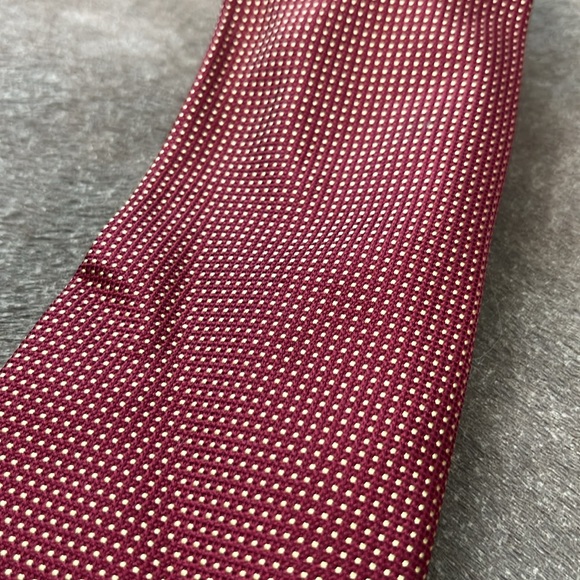 Alain Figaret Silk Dotted Patterned Tie - Picture 2 of 5
